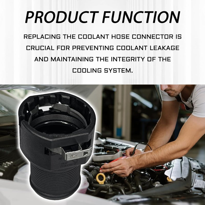 SamWinGear Radiator Hose Connector 2PCS Lower Radiator Coolant Hose Connector for Hyundai Sonata 2016-2021 Tucson 2011-2018 Kia Optima 2011-2018 Sportage 2017-2018 Model #254853J000 Inner Connectors - Image 3